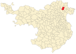 Kaart van Garriguella