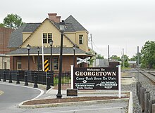 The railroad station in Georgetown, Delaware Georgetown Station.jpg