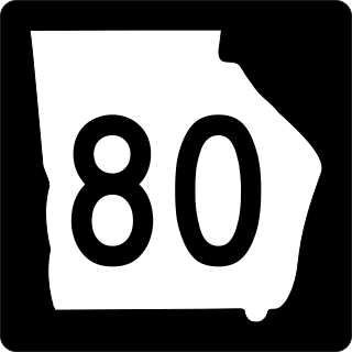 <span class="mw-page-title-main">Georgia State Route 80</span> State highway in Georgia, United States