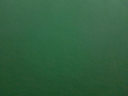 A dark green square
