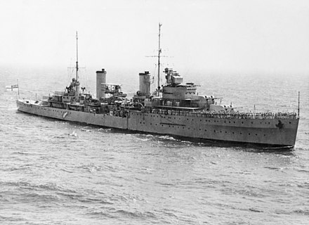 HMAS Sydney in 1940
