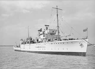 HMS <i>Franklin</i> Minesweeper of the Royal Navy