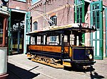 Replica van motorwagen 2 (ex-Gemeentetram Amsterdam 72), bouwjaar 1903. Van de Tramweg-Stichting; 15 april 2007.