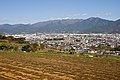 秦野盆地と丹沢山地