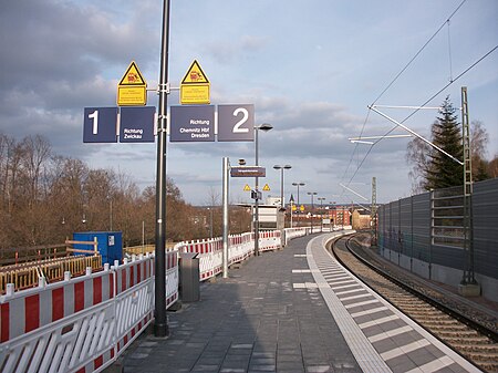 Haltepunkt Chemnitz Mitte (neu), Gleis 2 (1)