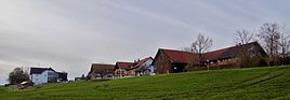 View of the hamlet from the southeast