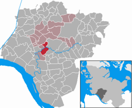 Kaart van Heiligenstedten