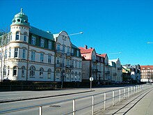 Patrizierhäuser im Stadtteil Olympia