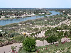Pogled na rijeku Hillah