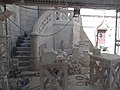 Restauration en cours du Pavillon Nord et de l'escalier d'honneur.