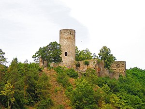 Ruiny zamku Dobronice