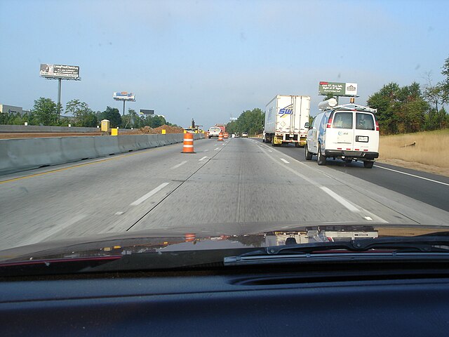 I-85 undergoing repairs near the Alabama state line