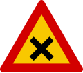 Crossroads with priority to the right