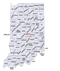 Indiana counties Indiana county map.png