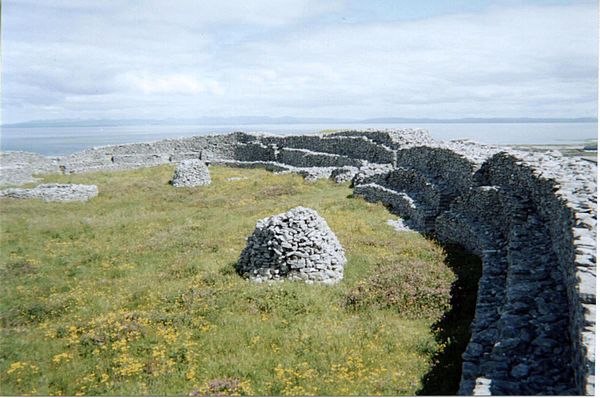 Ringfort on the island of Inishmaan, Aran Islands, Ireland