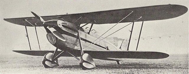 The initial version of the Ro.37 with the Fiat A.30 inline engine