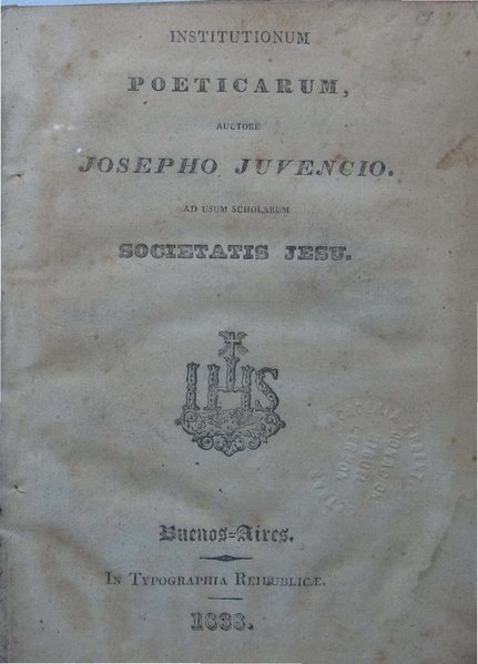 File:Institutionum poeticarum ad usum scholarum Societatis Jesu - Josepho Juvencio.pdf