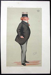 «Конская плоть», 5-й граф Портсмут, карикатура Spy из журнала Vanity Fair, 1 июля 1876 года.