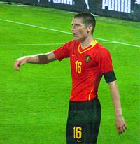Pocognoli ved en landskamp mellem Belgien og Italien år 2008.