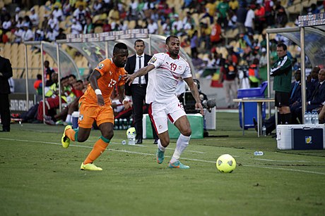 Tunisia's match against Ivory Coast in the 2013 Africa Cup of Nations.