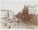Ferdinand Bolplein ca. 1905 met rechts de tram door de Ferdinand Bolstraat