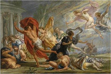 Apollon et Diane tuent les enfants de Niobé Musée royal des beaux-arts d'Anvers