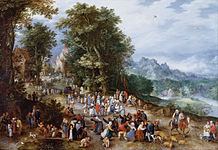 『フランドルの祭り』1600年 ロイヤル・コレクション所蔵