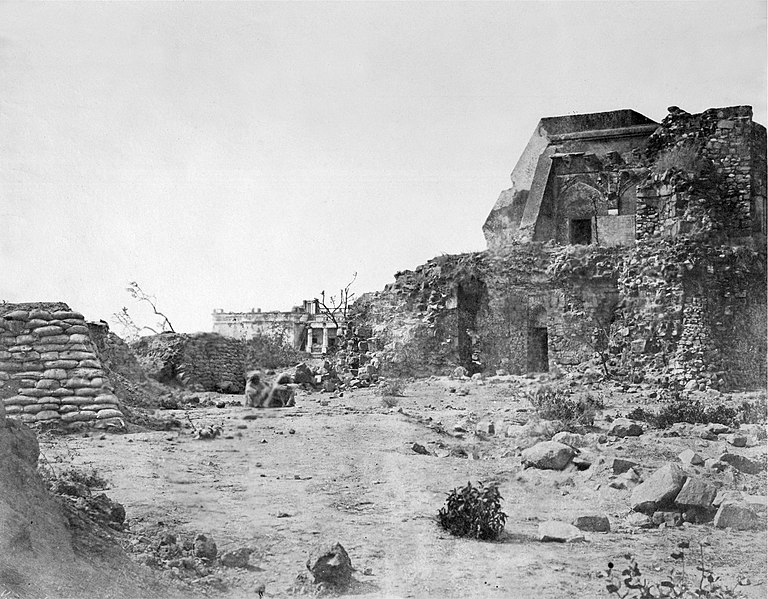 File:Jantar Mantar observatory in Delhi in 1858.jpg