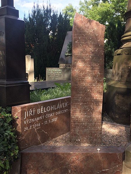 File:Jiří Bělohlávek – Vyšehrad Cemetery.jpg