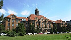 The Herzberg building on the John Abbott College campus, which doubles as Blue Mountain State University in the show. John Abbott College 016.jpg