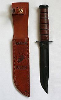 Marine kabar combat knife