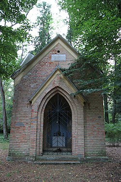 Kaple na evangelickém hřbitově, Nowy Dwór, okres Nowy Tomyśl