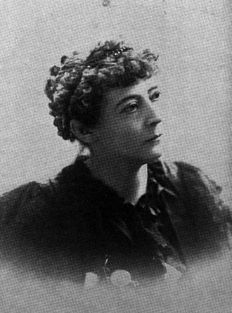 Kit Coleman (1856-1915) was the world's first accredited female war correspondent, covering the Spanish-American War, and was the first president of the Canadian Women's Press Club. Kathleen Blake Watkins, 1896 - crop.jpg