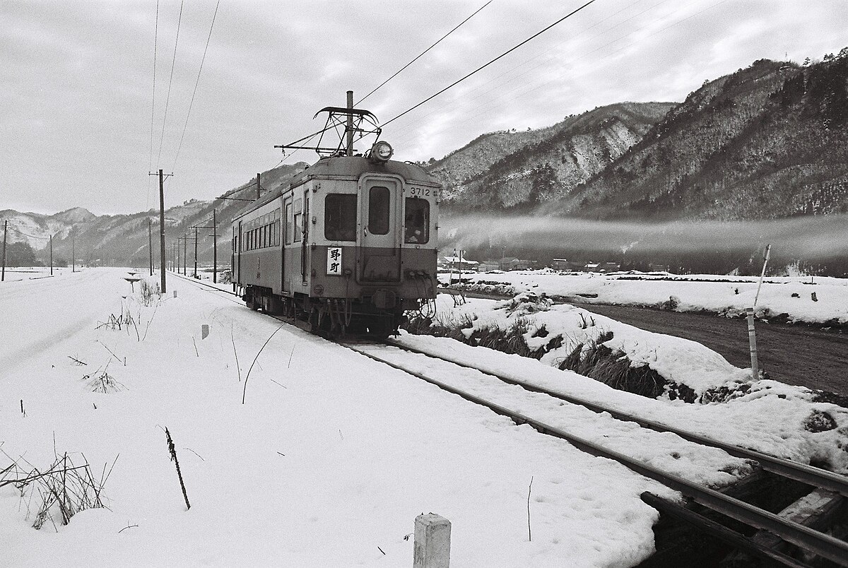 mB17【地図】昭和43年 石川県 （裏:立山と黒部峡谷 金沢市 [尾小屋鉄道 北陸鉄道小松線 能登線 金石線 白菊町駅 粟ヶ崎海岸駅 大和紡績