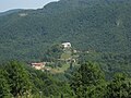 Panoramska slika, v ozadju grad Kostel