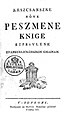 New Christian Hymn-book (Krscsanszke nôve peszmene knige) – evangelic hymn-book from Mihály Barla (1823)