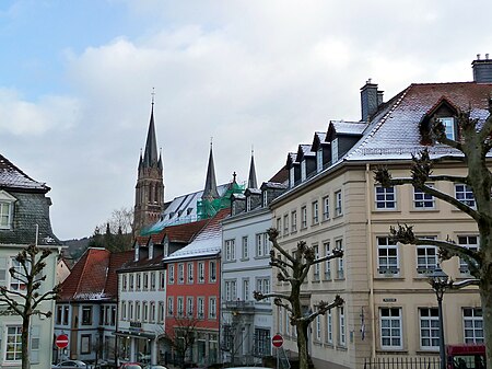 Kusel Blick vom Marktplatz