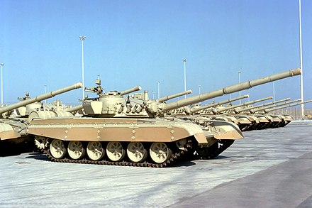Kuwaiti Armed Forces M-84 main battle tanks