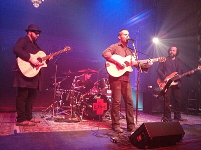 Live, one of the first post-grunge bands, performing in 2013