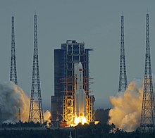 2021年4月29日长征五号B成功发射天和核心舱