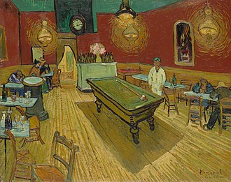 The Night Café, 1888. Yale University Art Gallery, New Haven, Connecticut