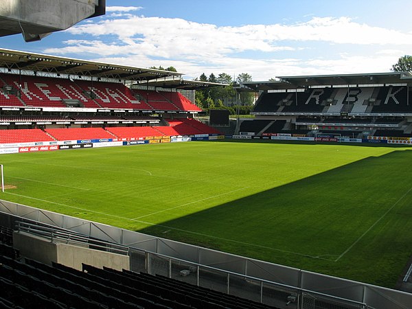 The Lerkendal Stadion in Trondheim hosted the match.