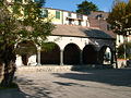 Loggia medievale di Levanto, Liguria, Italia