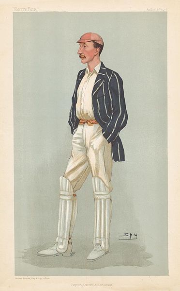 Palairet caricatured by Spy for Vanity Fair, 1903