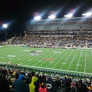 Die BC Lions zu Gast bei den Hamilton Tigers im Tim Hortons Field