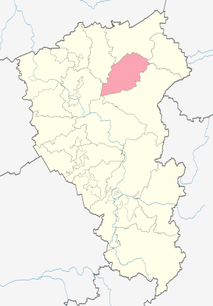 Чебулинский район Чебулинский муниципальный округ на карте