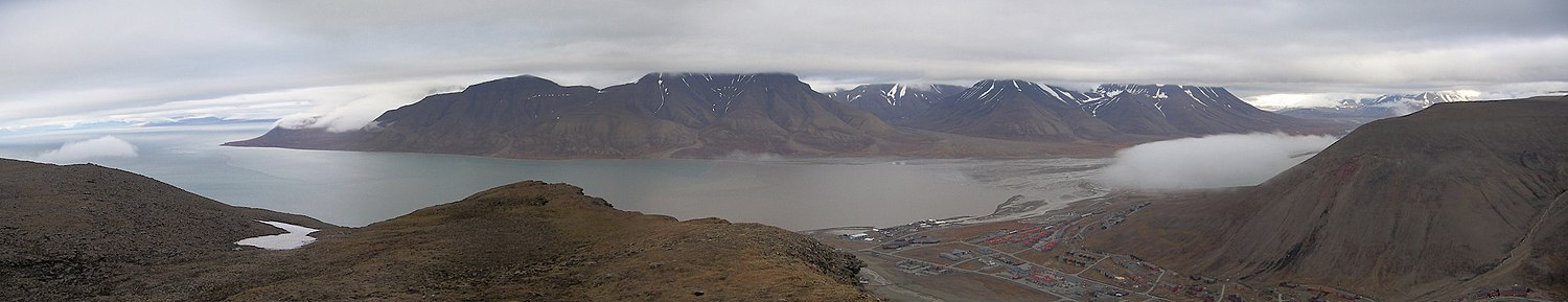 Panorama Longyearbyenu