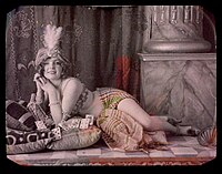 Odaliska s hracími kartami, 1912