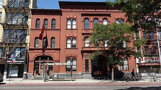 Ottendorfer Public Library and Stuyvesant Polyclinic Hospital Historic buildings in Manhattan, New York