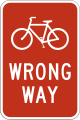 Wrong way bicycle